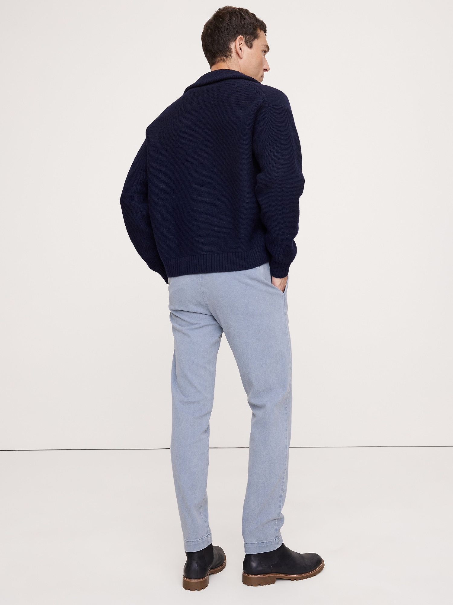 Image number 8 showing, Slim Brushed Traveler Chino