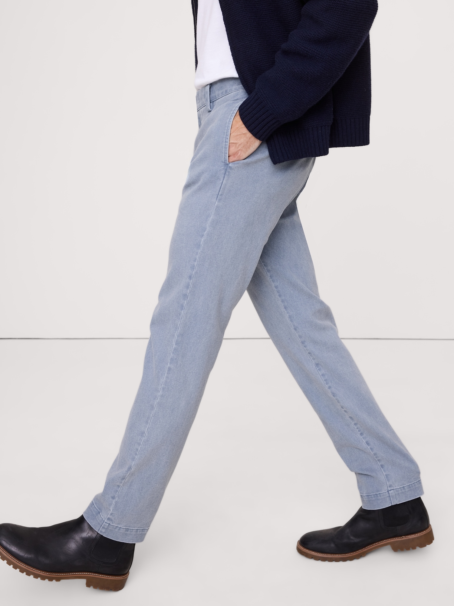 Image number 3 showing, Slim Brushed Traveler Chino