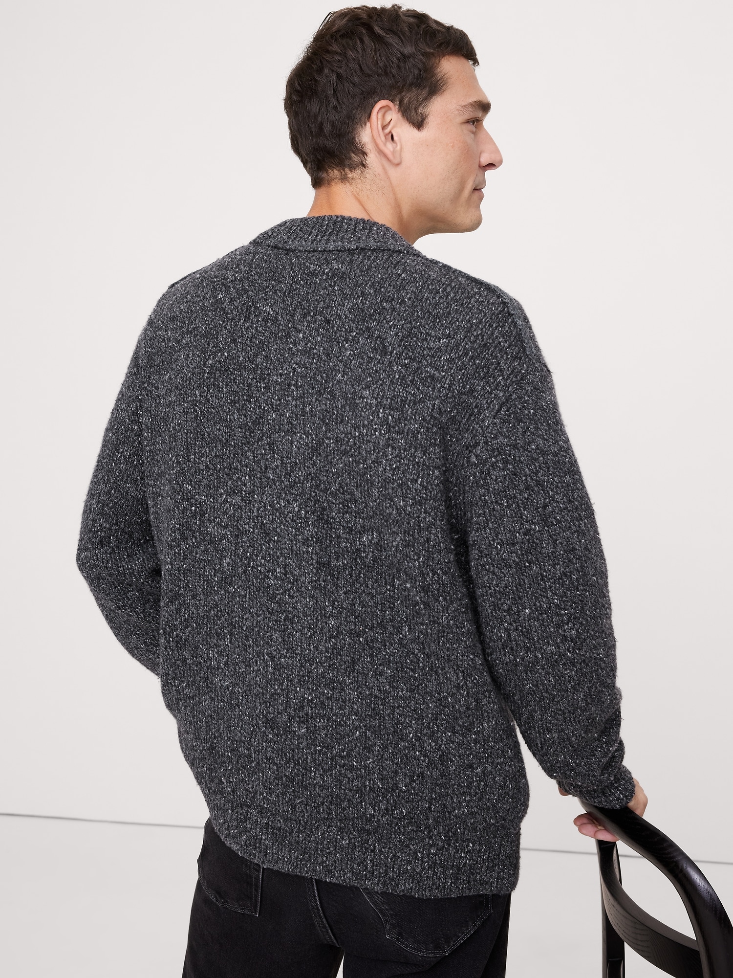Donegal Wool-Blend Cardigan
