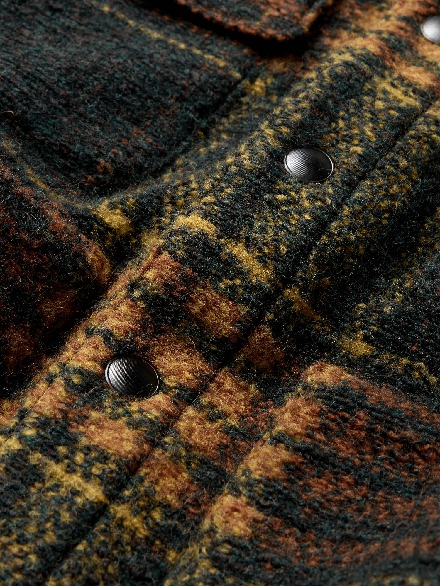 Image number 6 showing, Plaid Bouclé Trucker Jacket