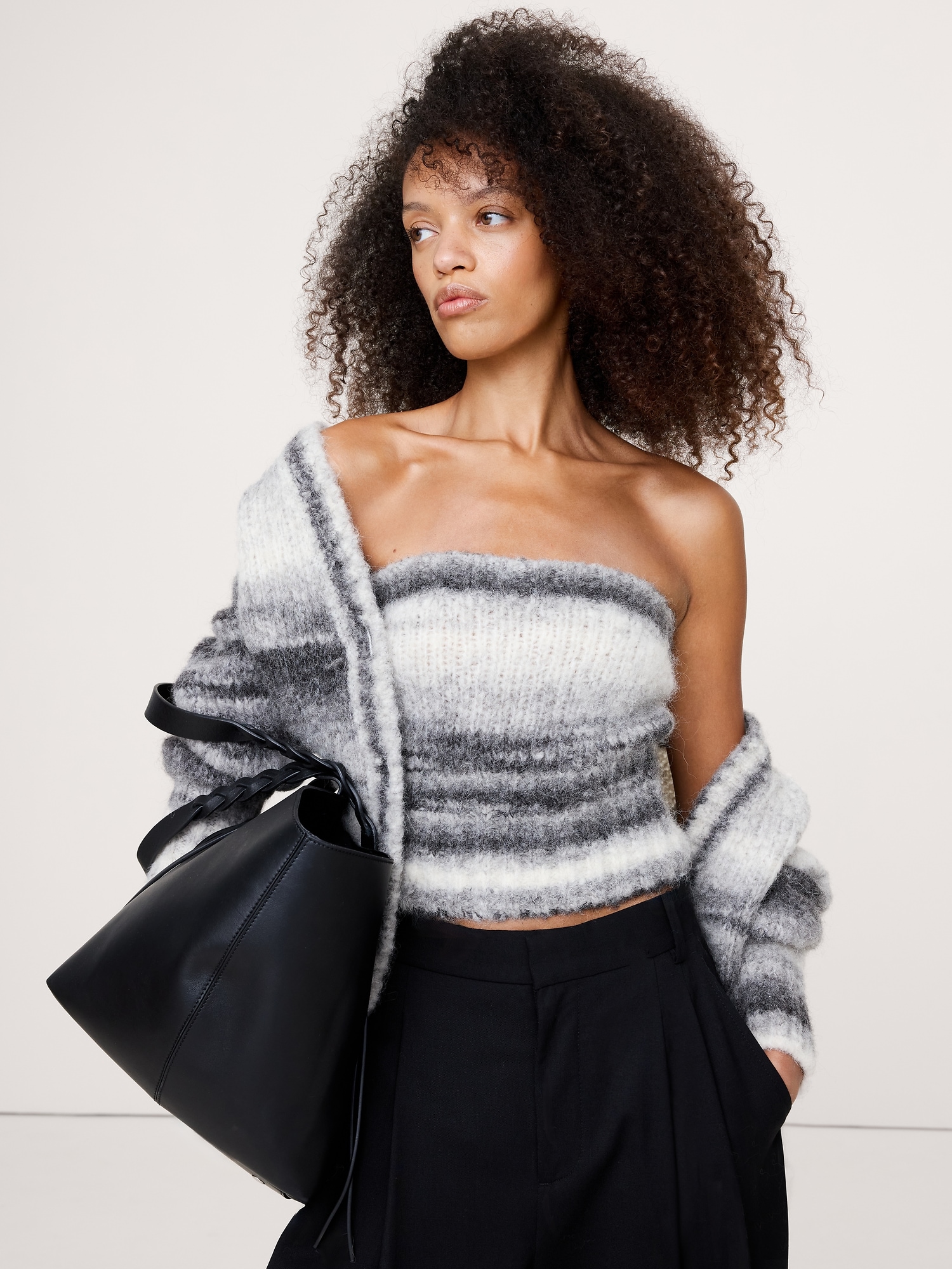 Image number 1 showing, Italian Alpaca-Blend Tube Top