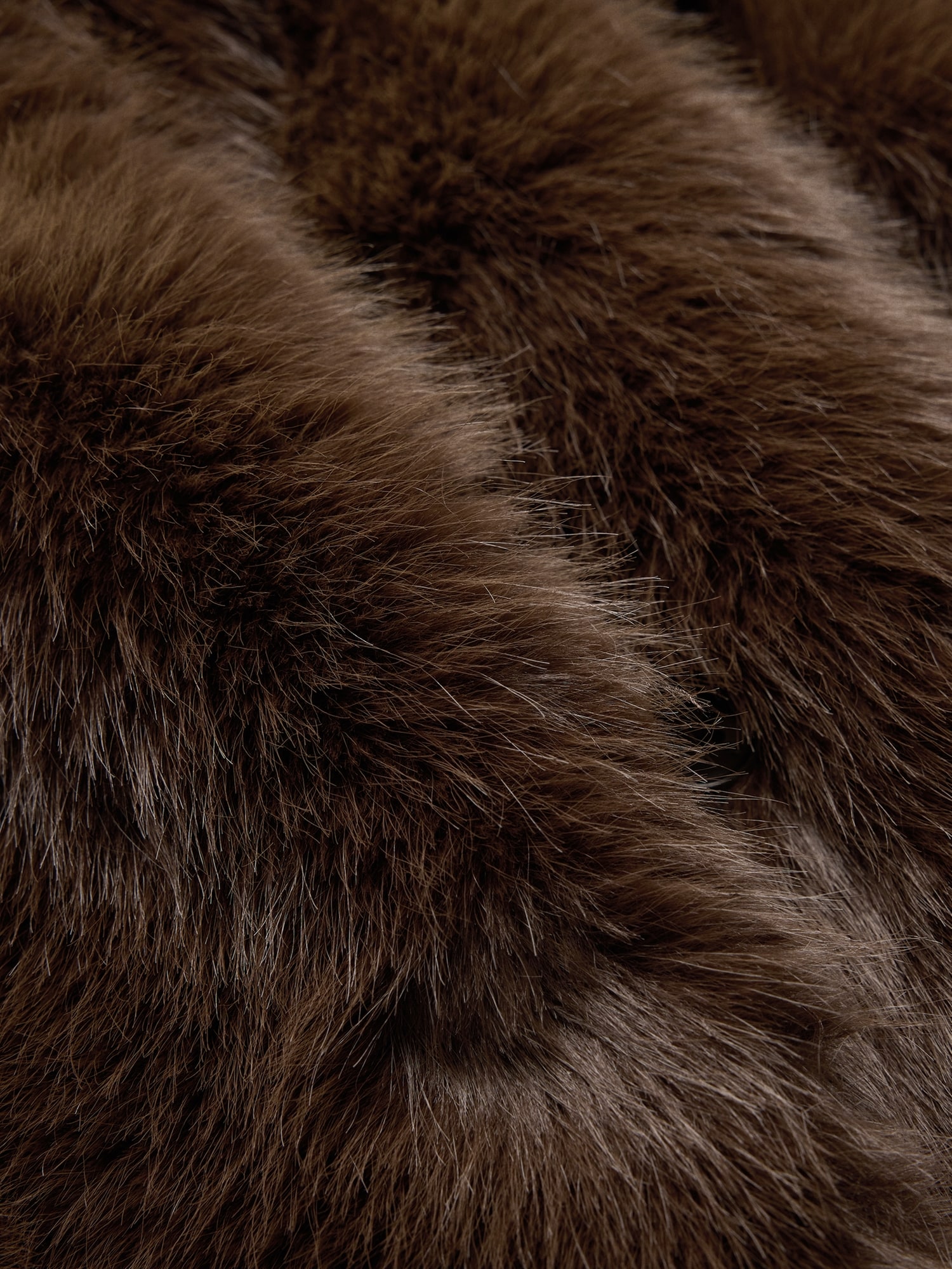 Image number 6 showing, Faux Fur Long Coat