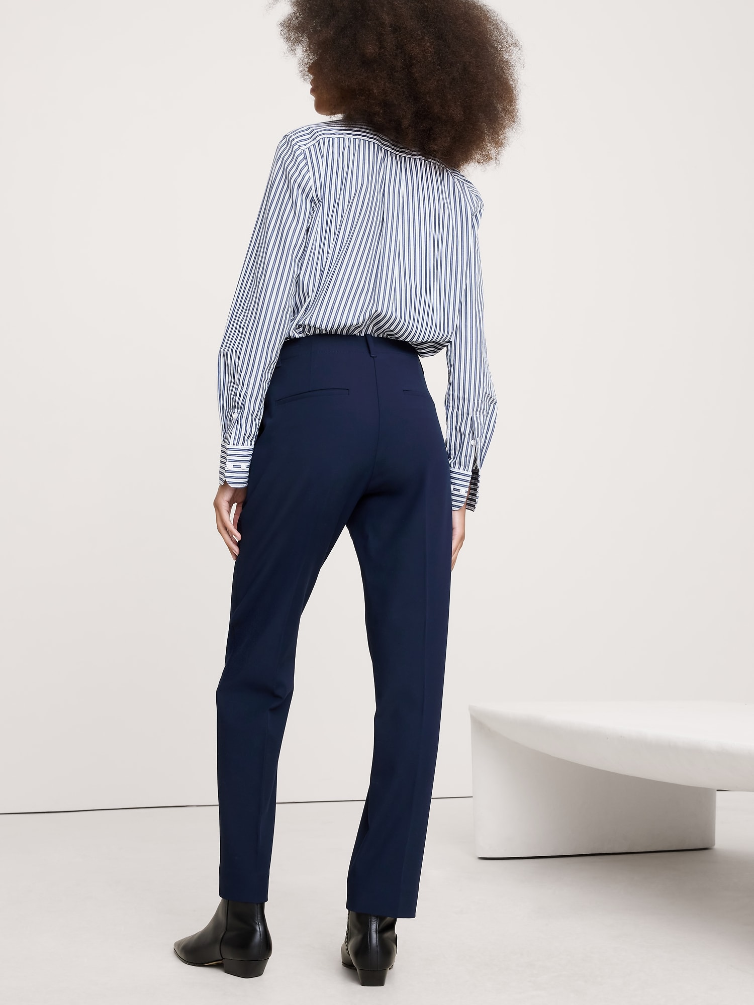 Image number 3 showing, High-Rise Modern Slim Refined Ankle Pant