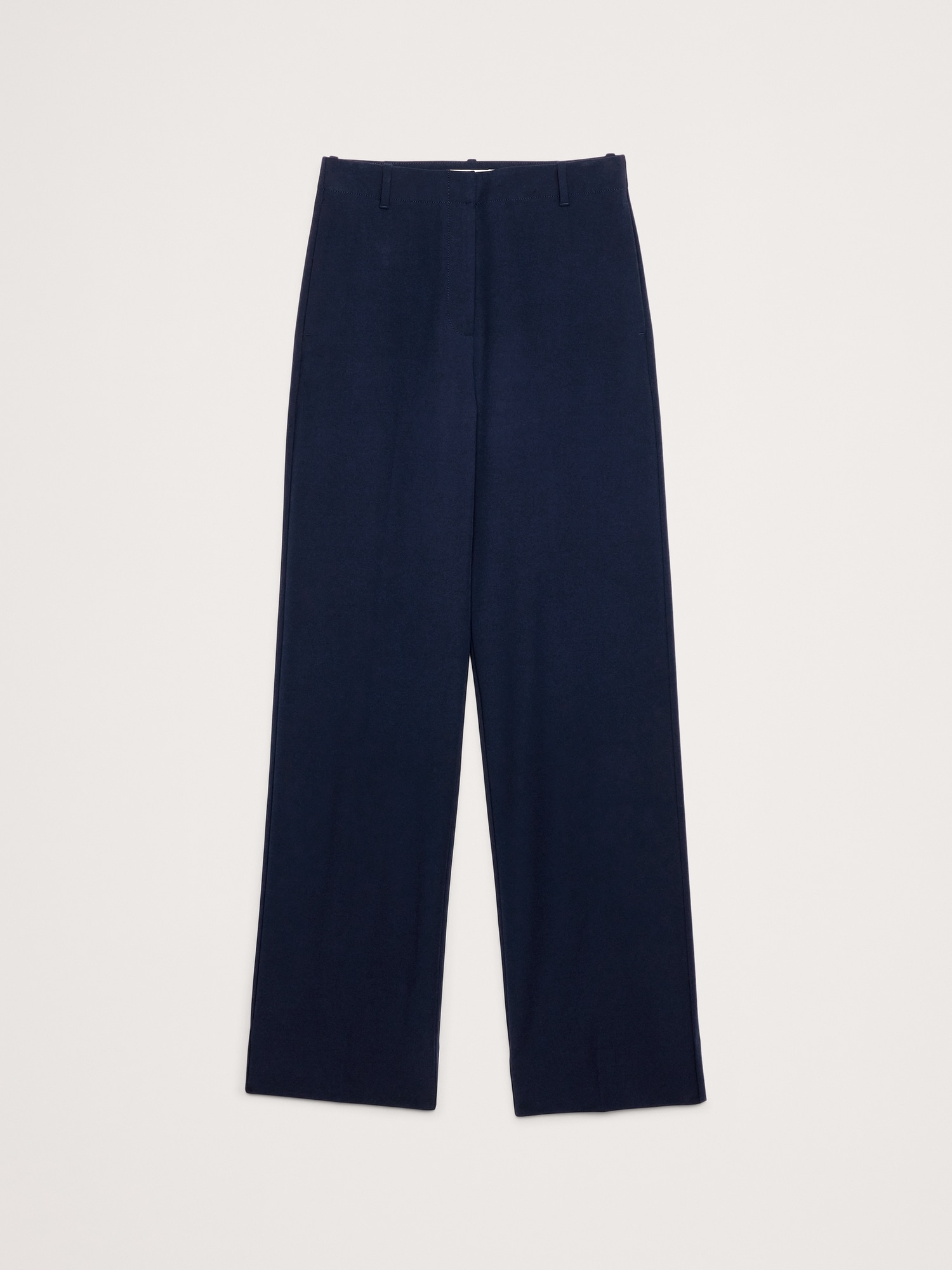 L'image numéro 5 présente Pantalon droit moderne et raffiné à taille haute