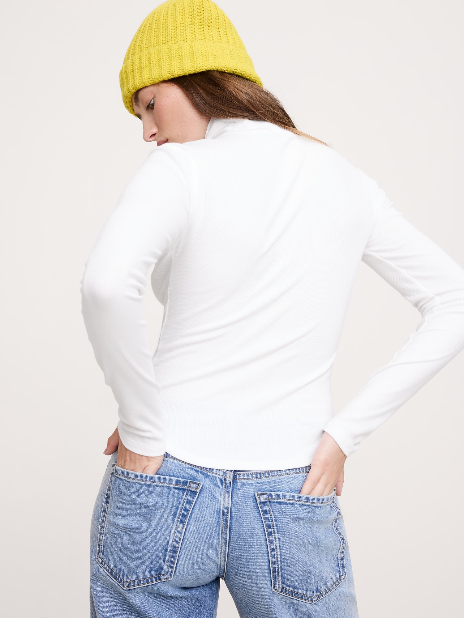 Image number 2 showing, Ribbed Turtleneck T-Shirt