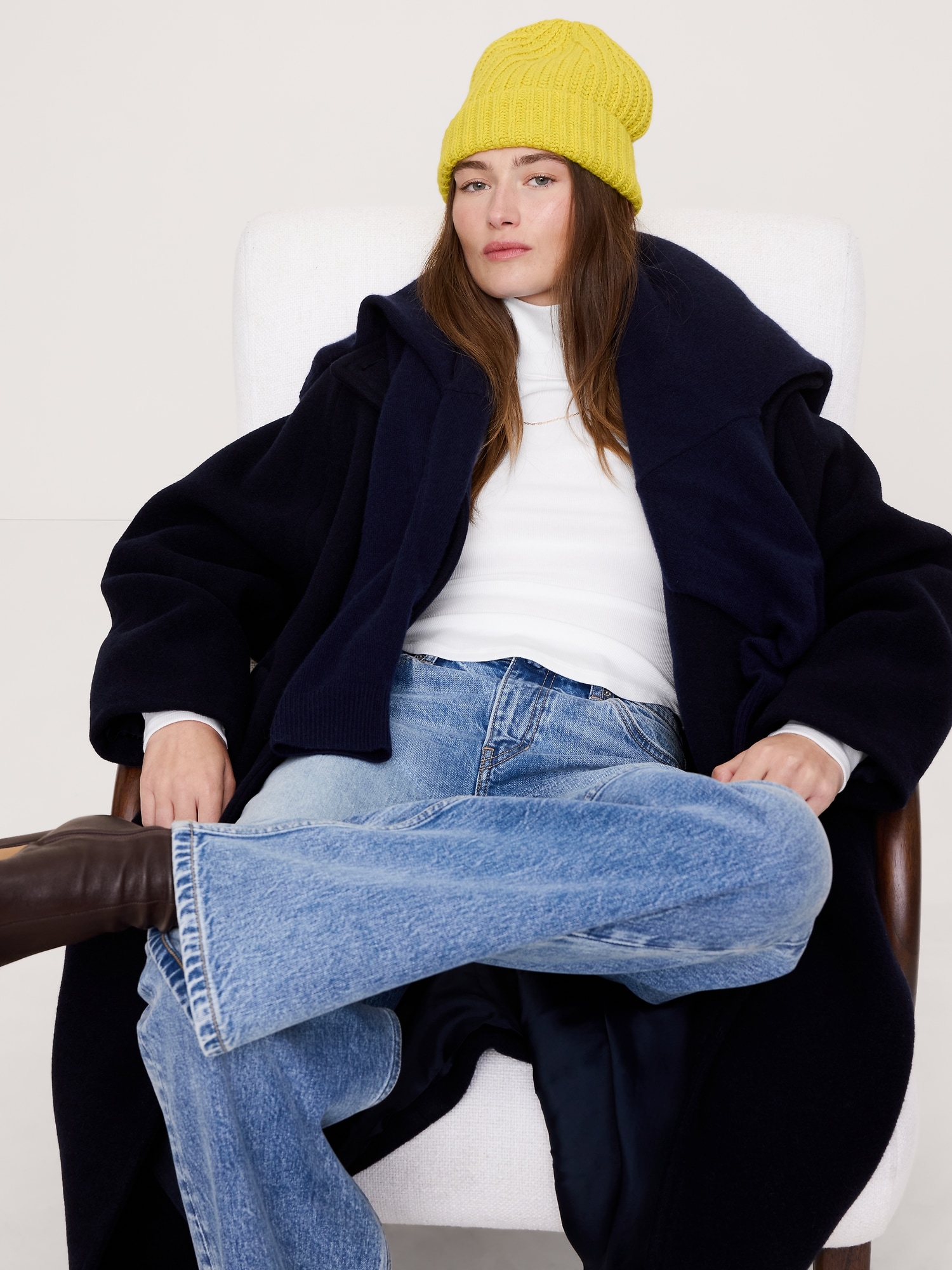 Image number 3 showing, Ribbed Turtleneck T-Shirt