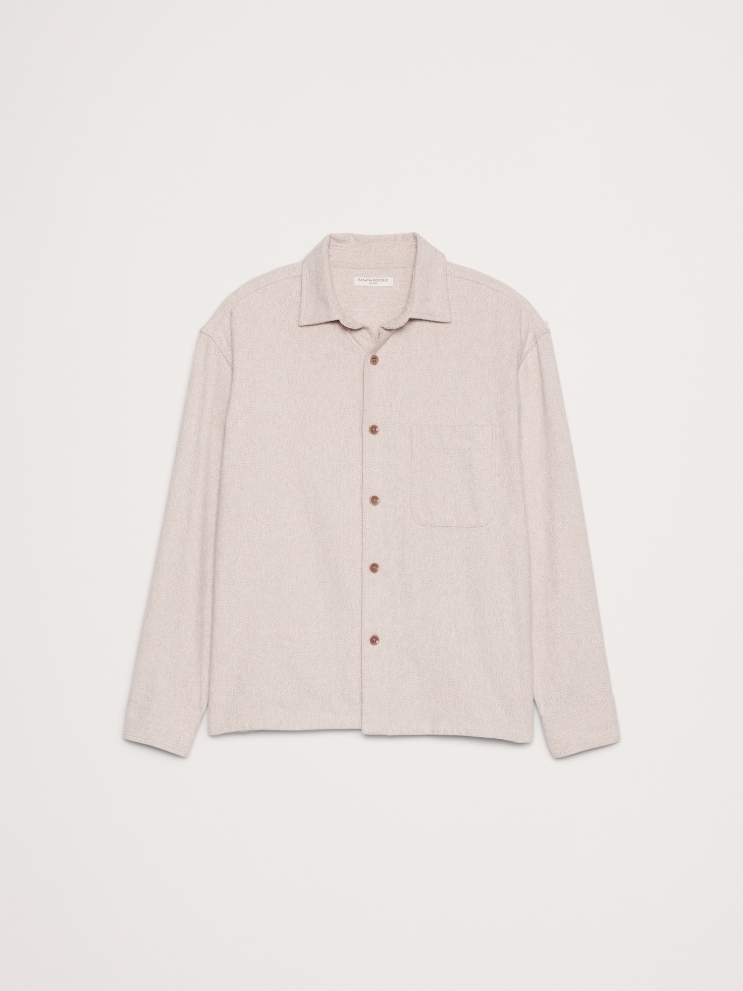 Image number 4 showing, Relaxed-Fit Flannel Overshirt