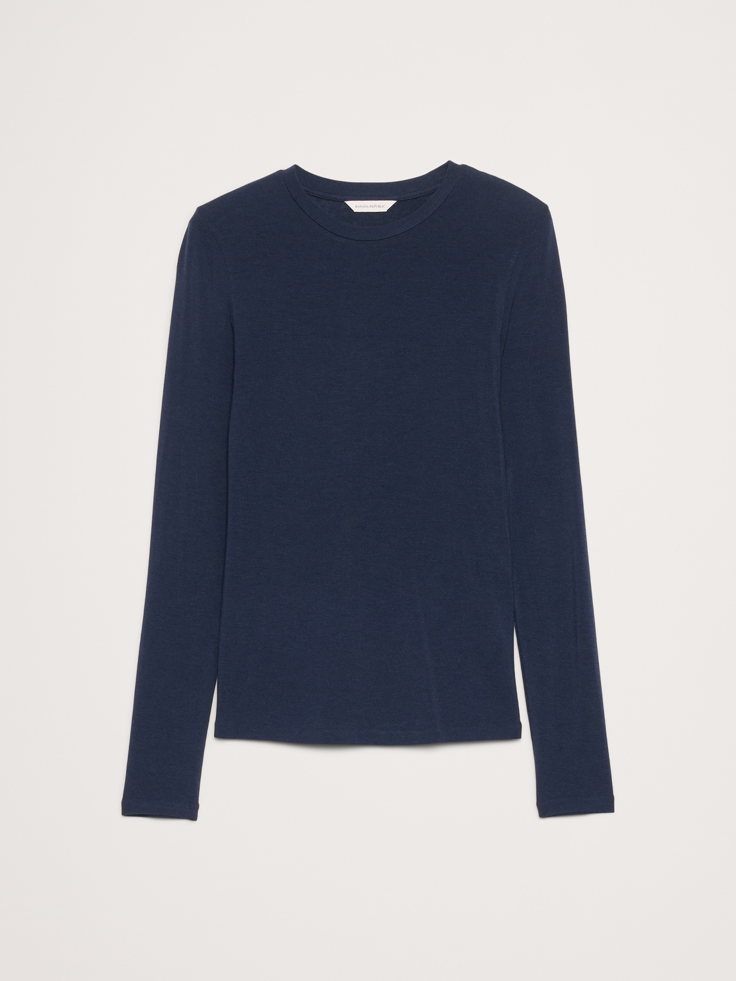 Image number 4 showing, Luxe Wool-Blend Crew-Neck T-Shirt