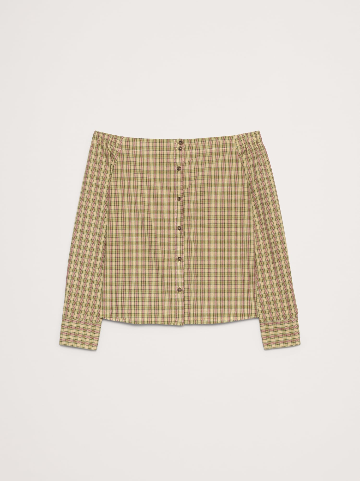 Image number 4 showing, Cotton Poplin Off-The-Shoulder Top