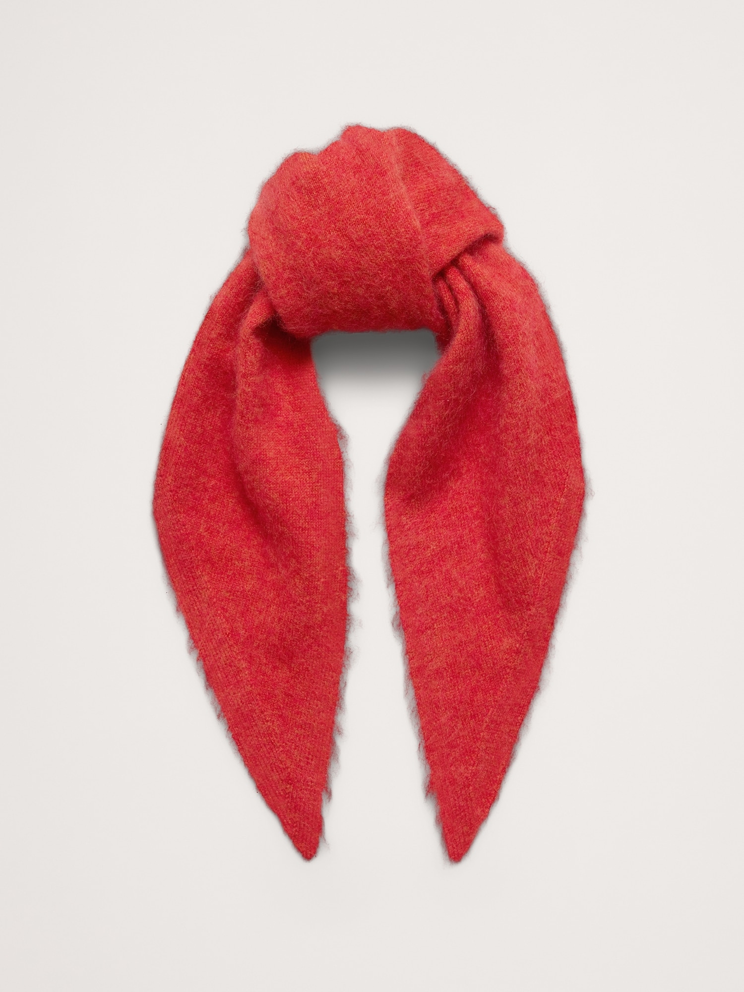 Image number 1 showing, Brushed Wool-Cashmere Triangle Scarf