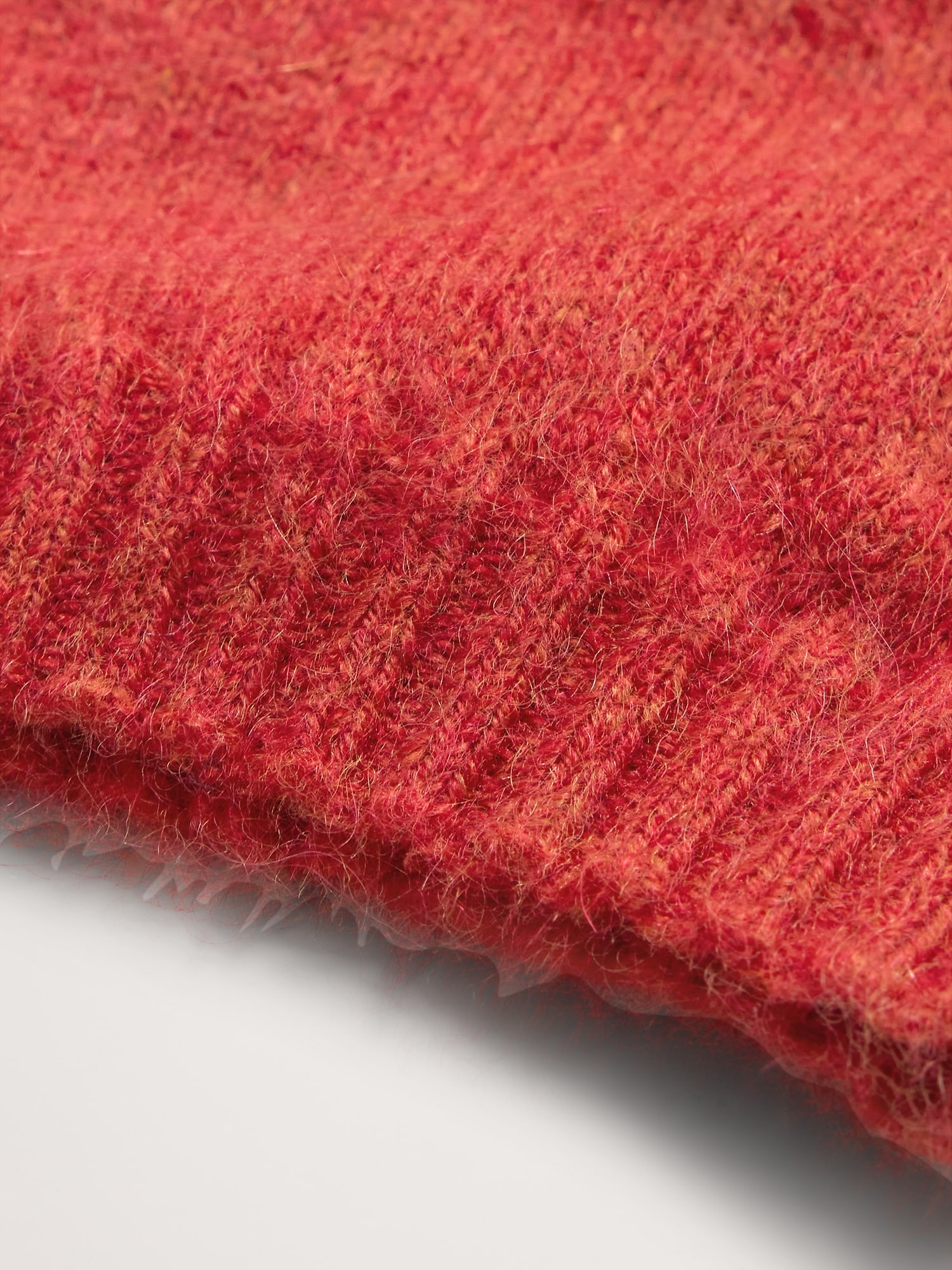 Image number 2 showing, Brushed Wool-Cashmere Fingerless Gloves