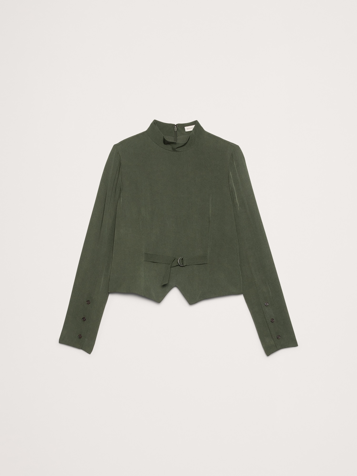 Image number 8 showing, Drapey Mock-Neck Top