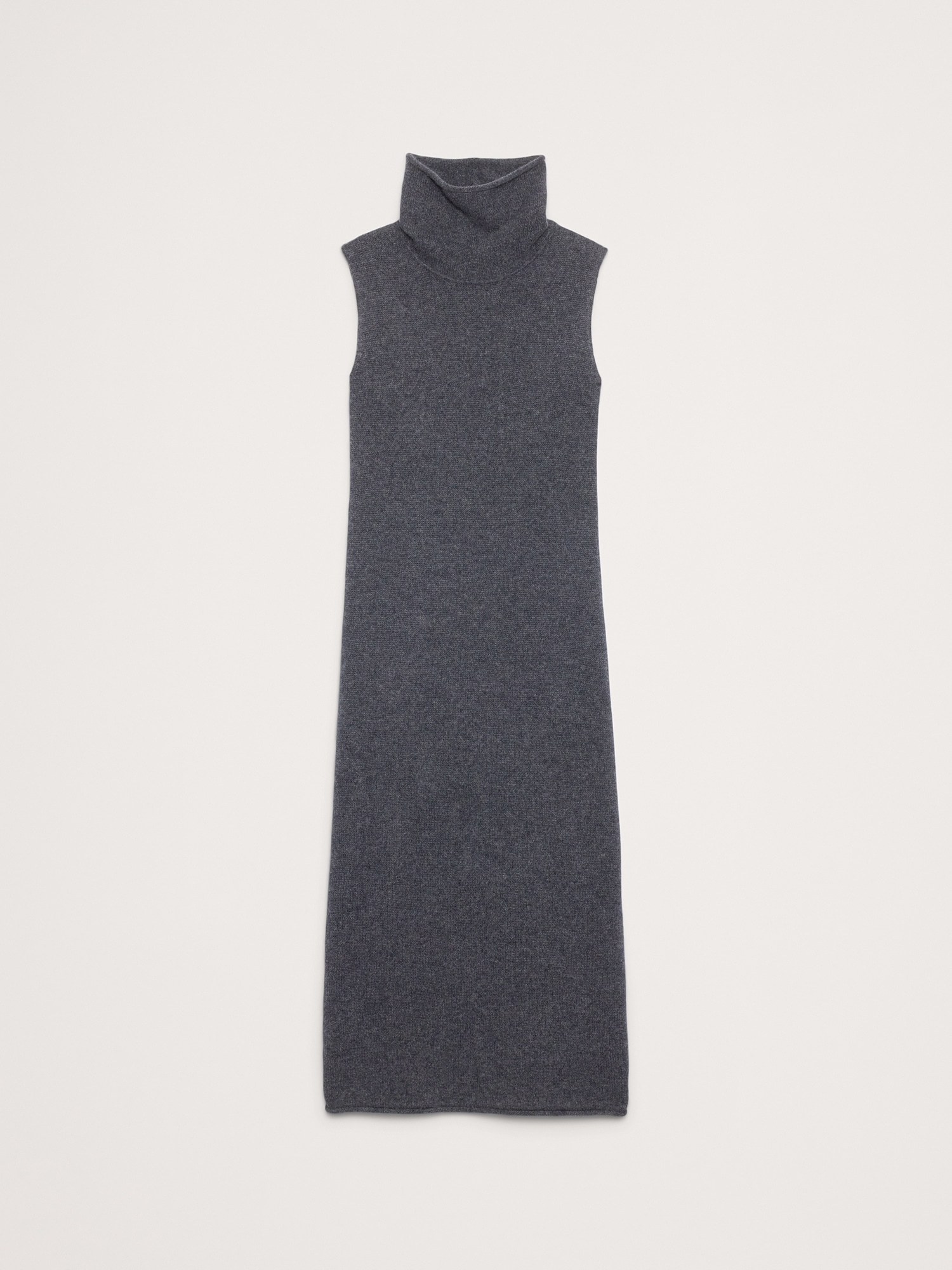 Image number 8 showing, Lightweight Cashmere Turtleneck Midi Dress