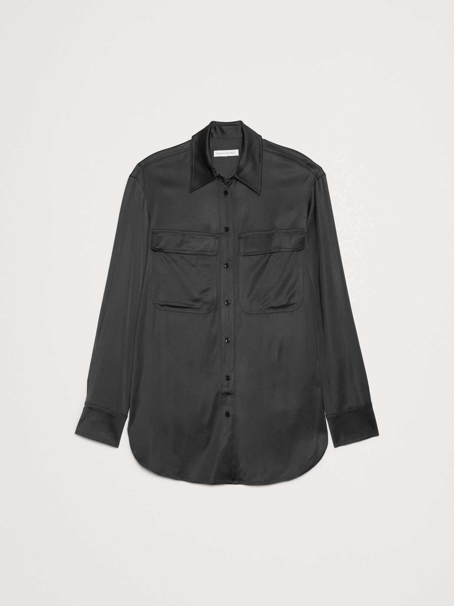 Image number 4 showing, Stretch-Satin Utility Shirt