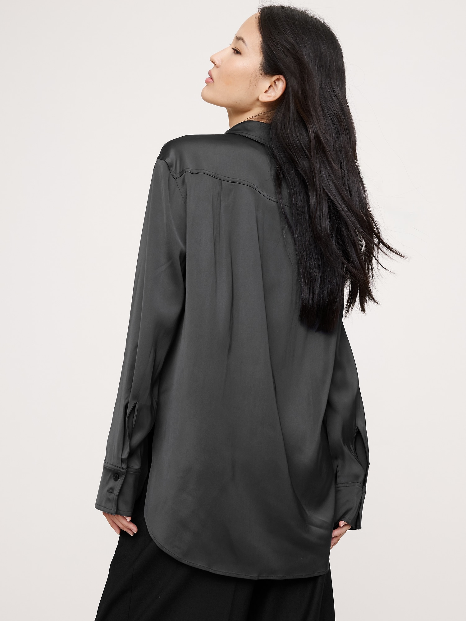 Image number 2 showing, Stretch-Satin Utility Shirt