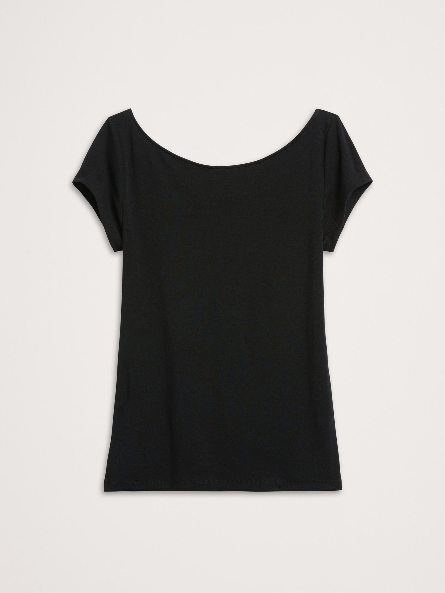 Image number 2 showing, Refined Scoop-Neck T-Shirt