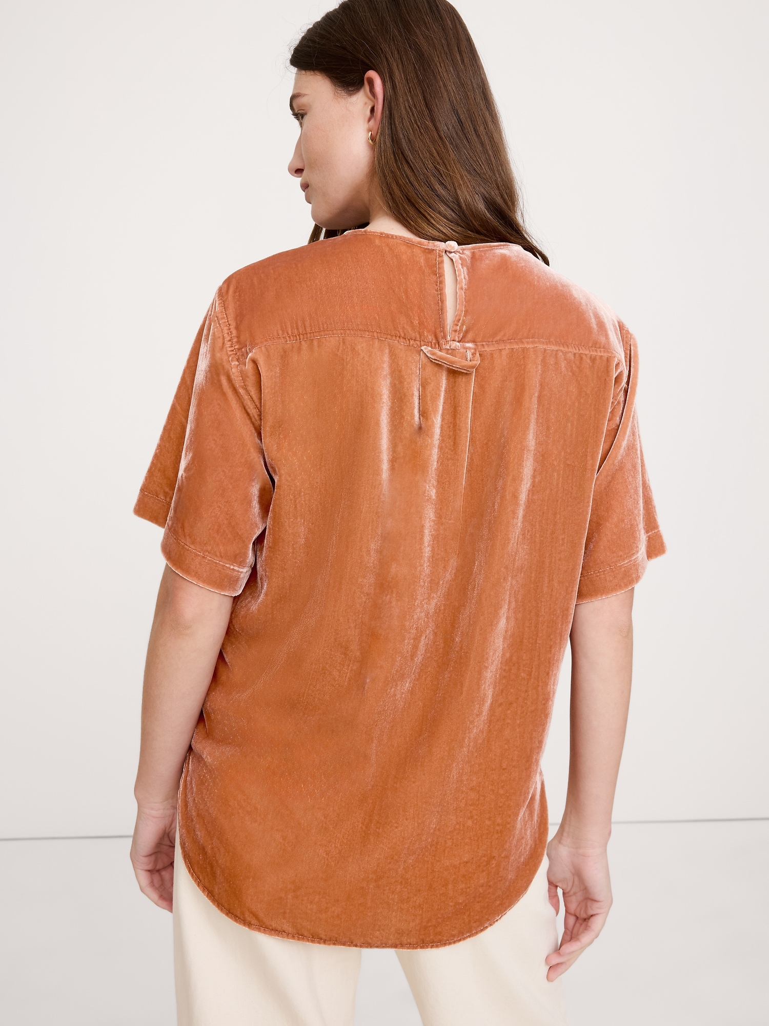 Image number 2 showing, Drapey Velvet Top