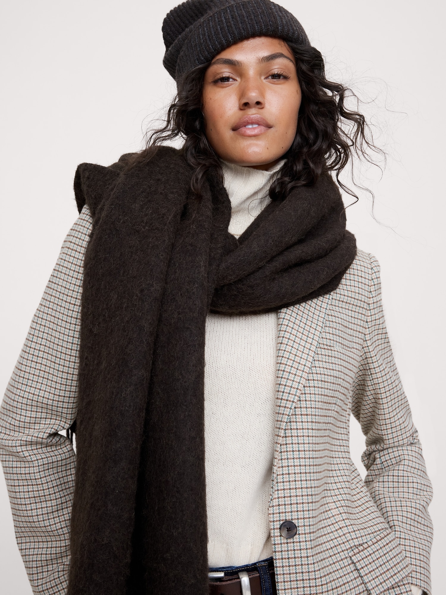 Image number 3 showing, Boyfriend Italian Flannel Blazer