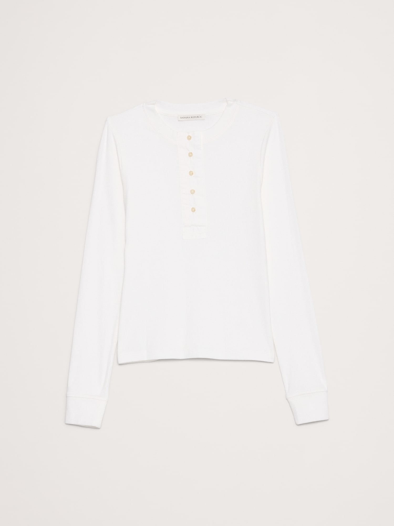 Image number 4 showing, Ribbed Henley T-Shirt