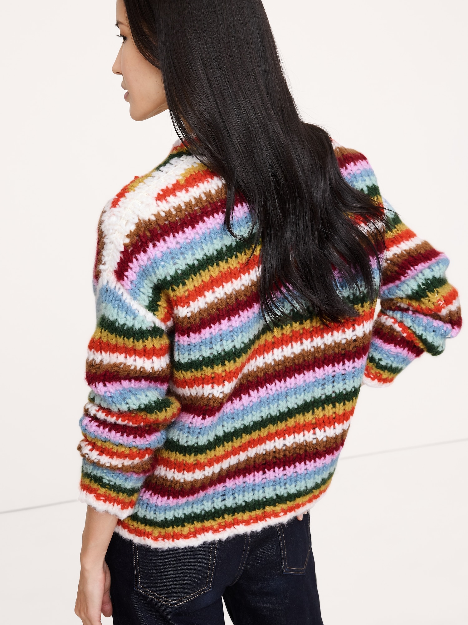 Image number 2 showing, Chunky Cashmere-Silk Sweater