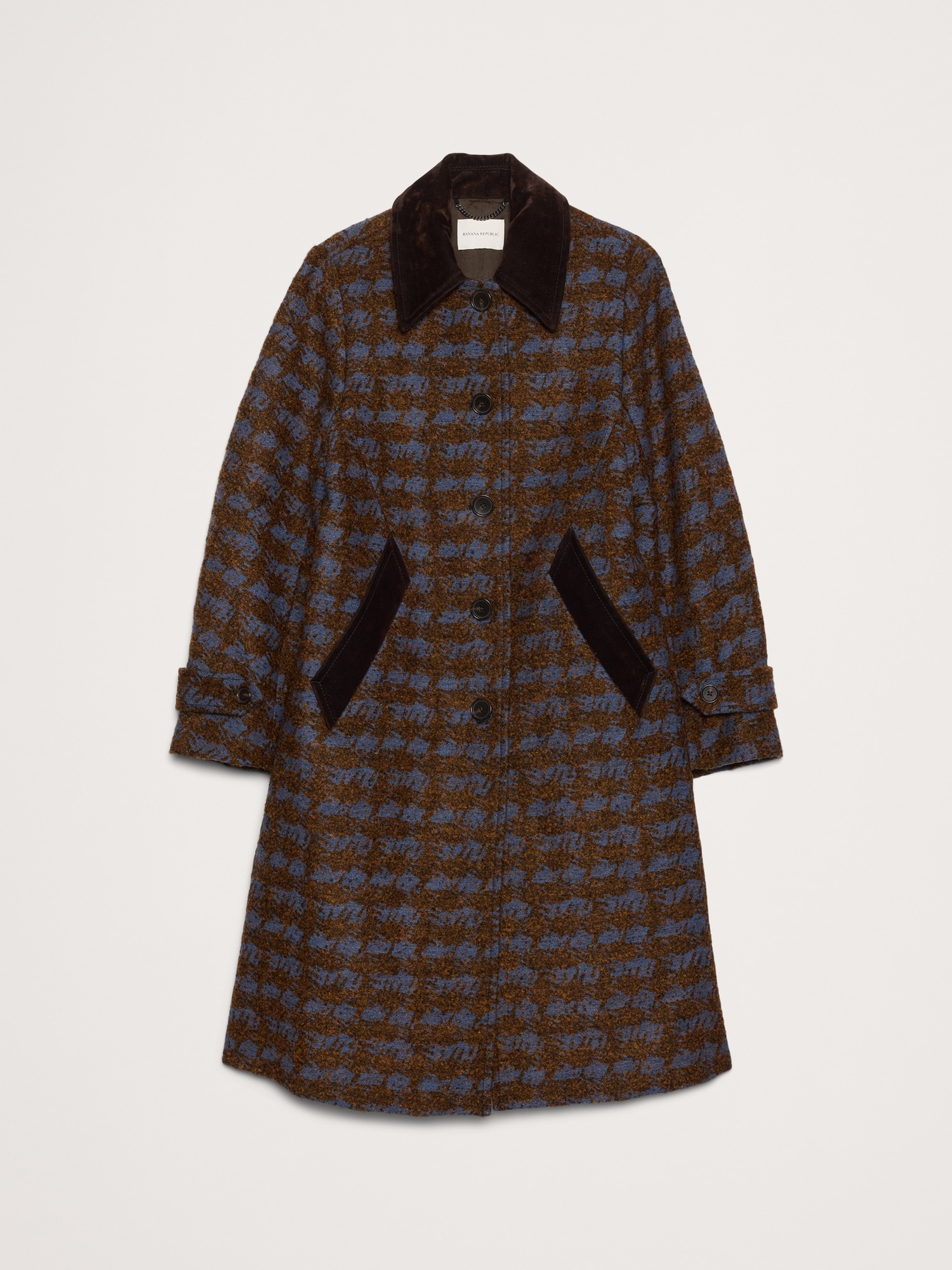 Image number 4 showing, Italian Jacquard Overcoat