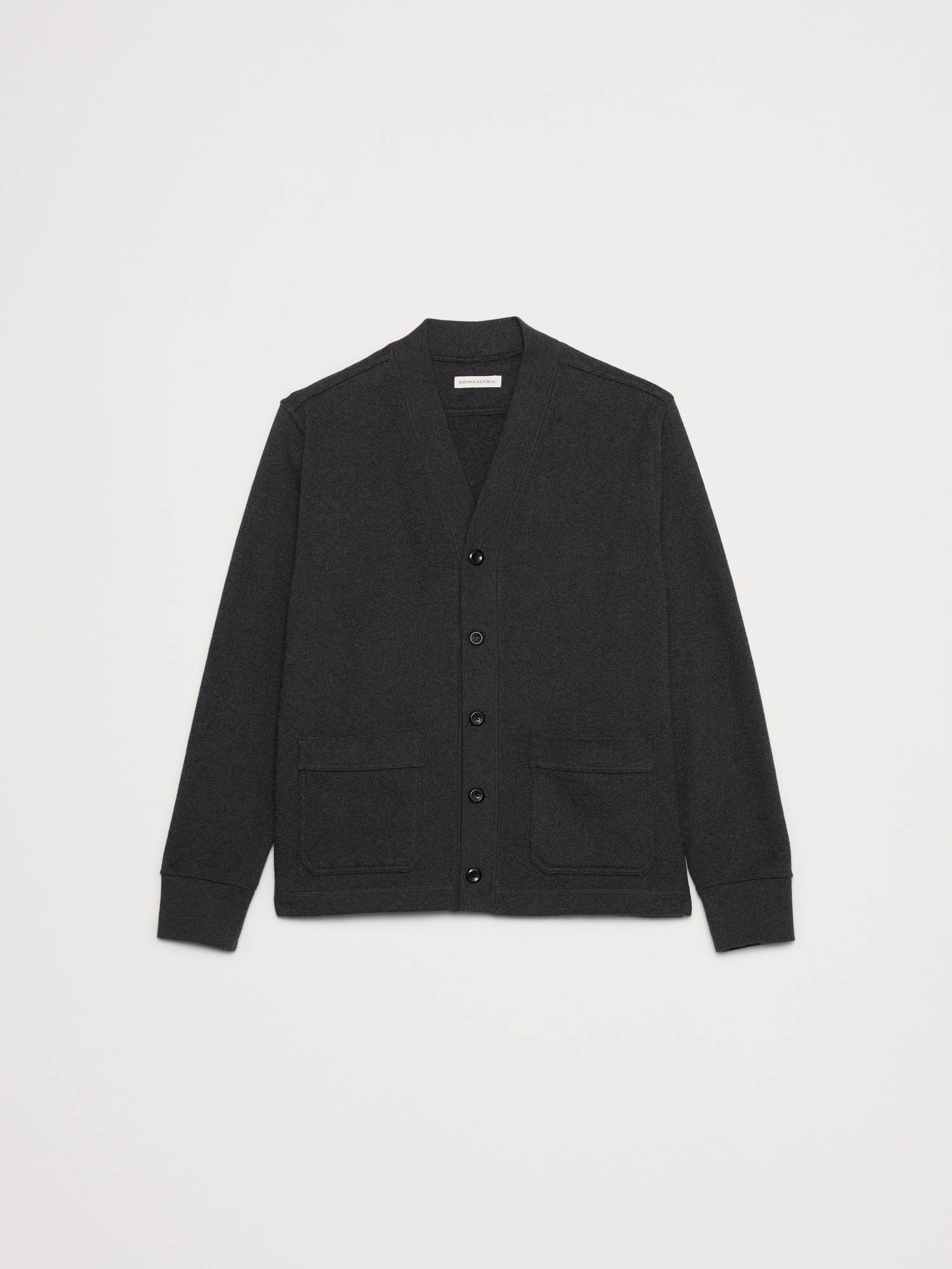 L'image numéro 4 présente Cardigan en molleton brossé