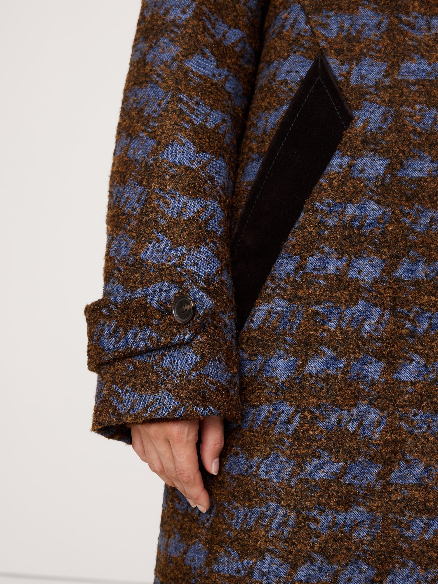 Image number 7 showing, Italian Jacquard Overcoat