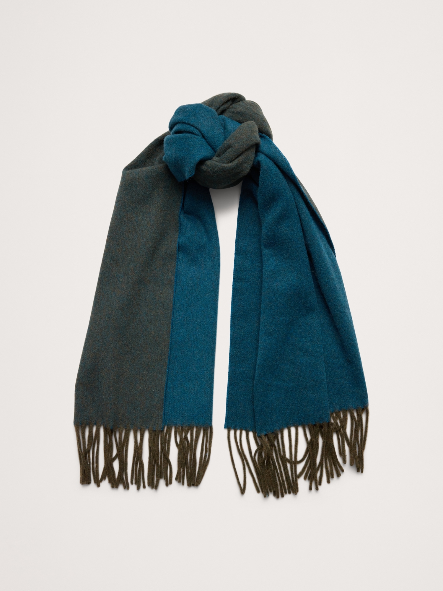 Écharpe en mélange de laine et cachemire italien