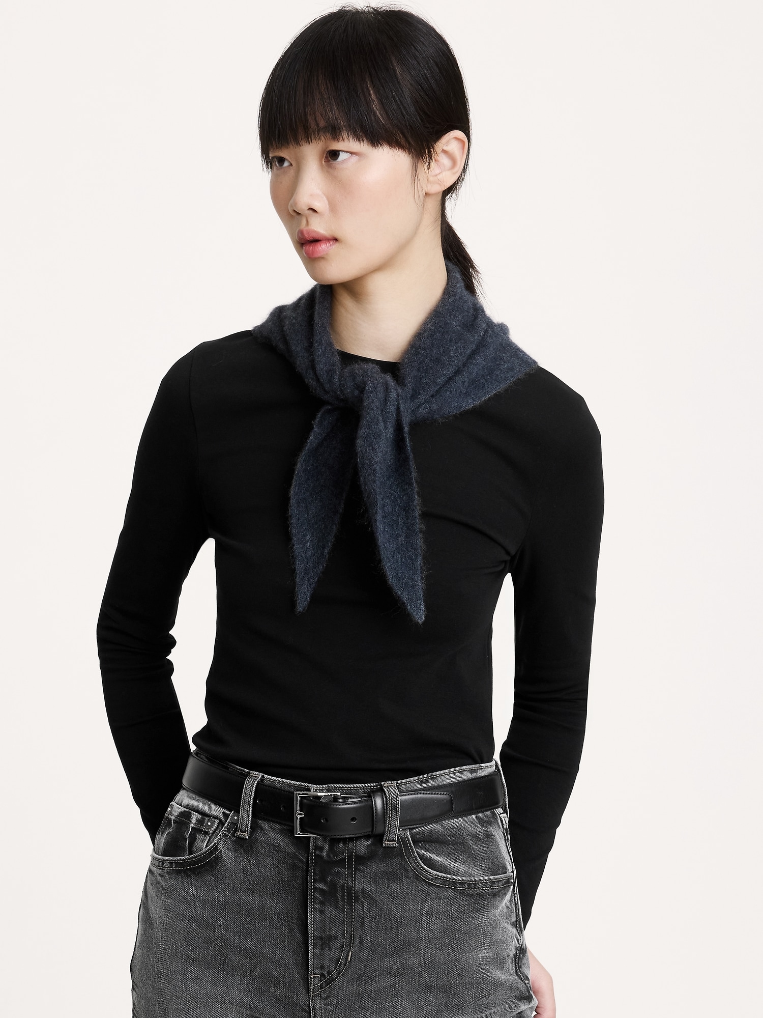 Refined Crew-Neck T-Shirt - Black