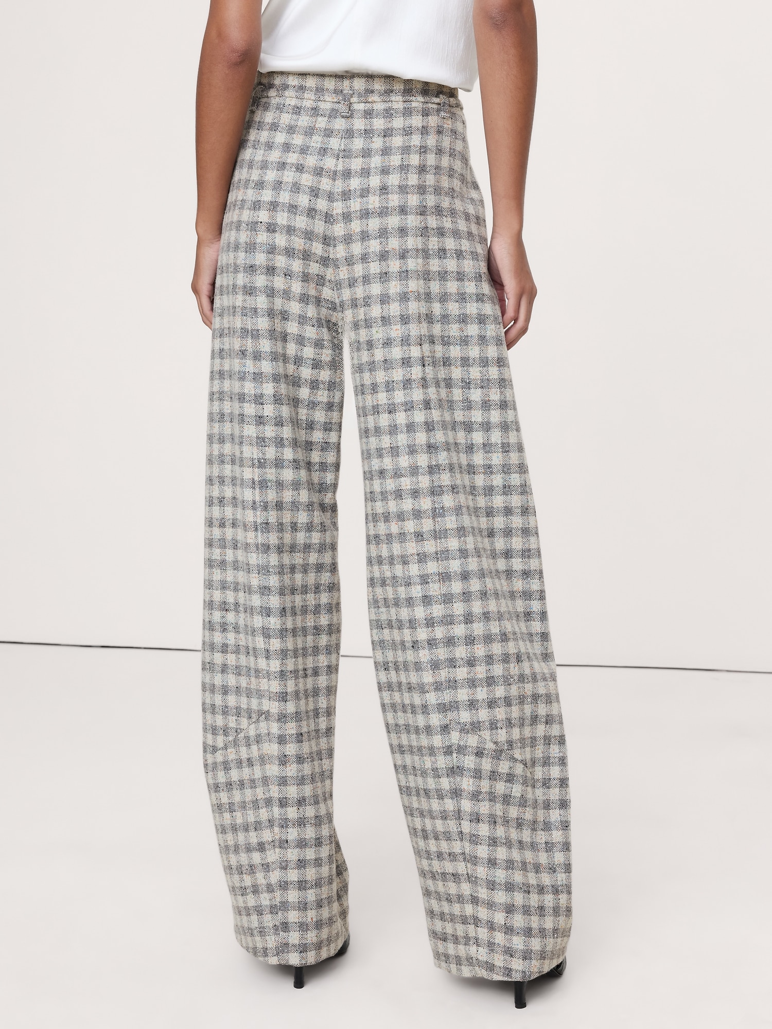 Image number 6 showing, Ultra-High Rise Relaxed Barrel Donegal Pant