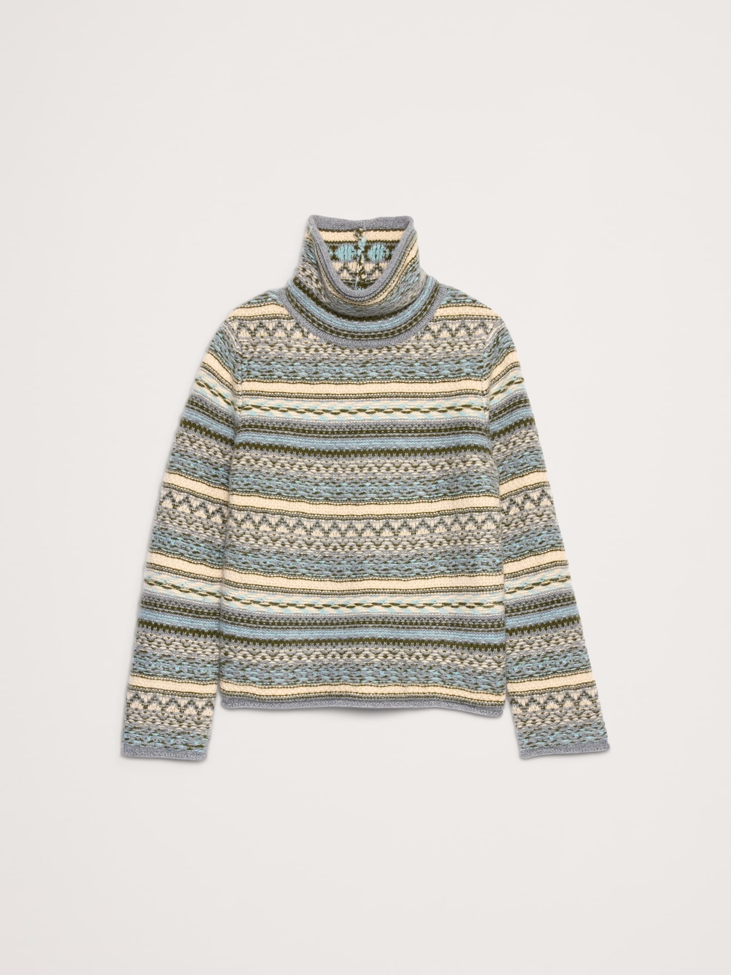 Image number 4 showing, Merino-Cashmere Fair Isle Sweater