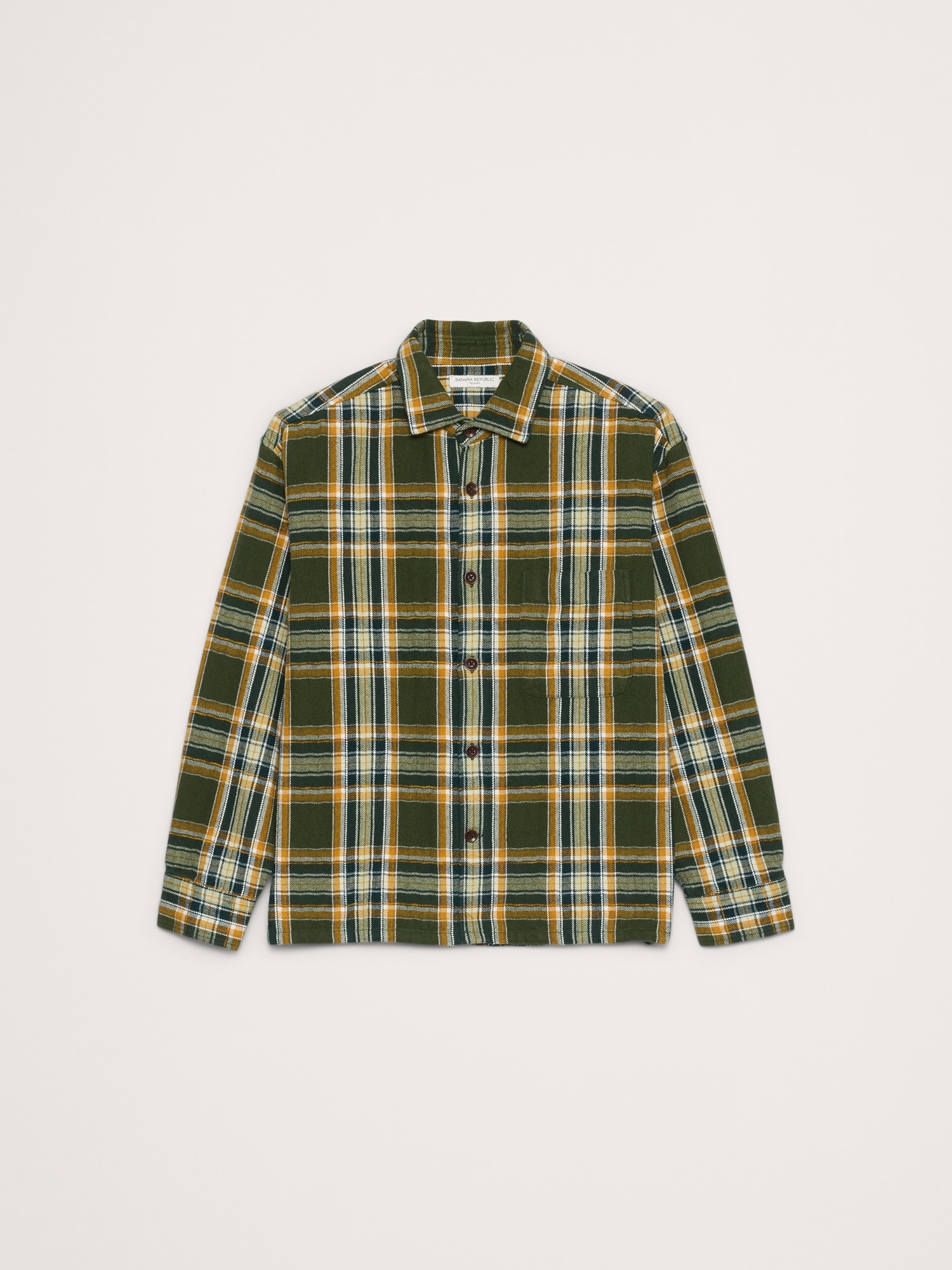 Image number 5 showing, Relaxed-Fit Flannel & Chenille Overshirt