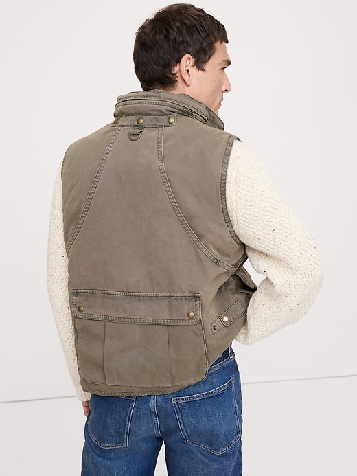 ジャケット・アウター BANANA REPUBLIC Leather Vest Reversible Shearling Vest | Banana Republic