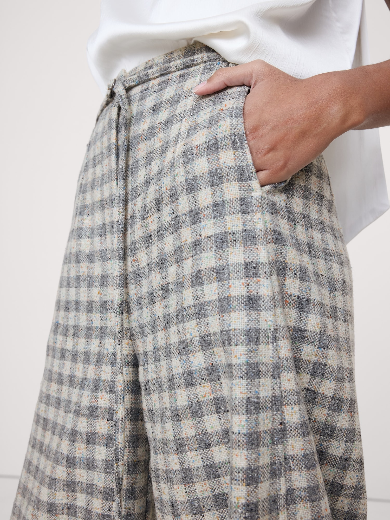 Image number 7 showing, Ultra-High Rise Relaxed Barrel Donegal Pant