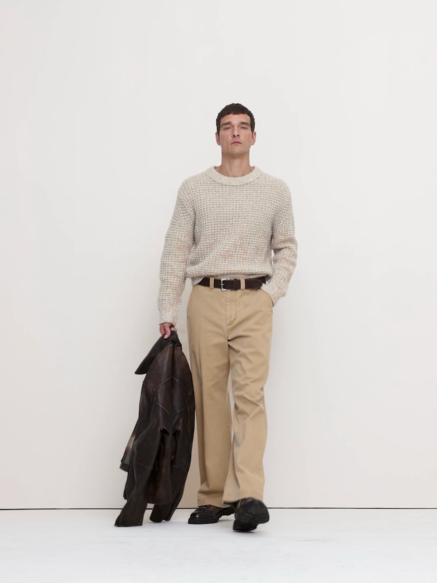 Loose Brushed Italian Chino