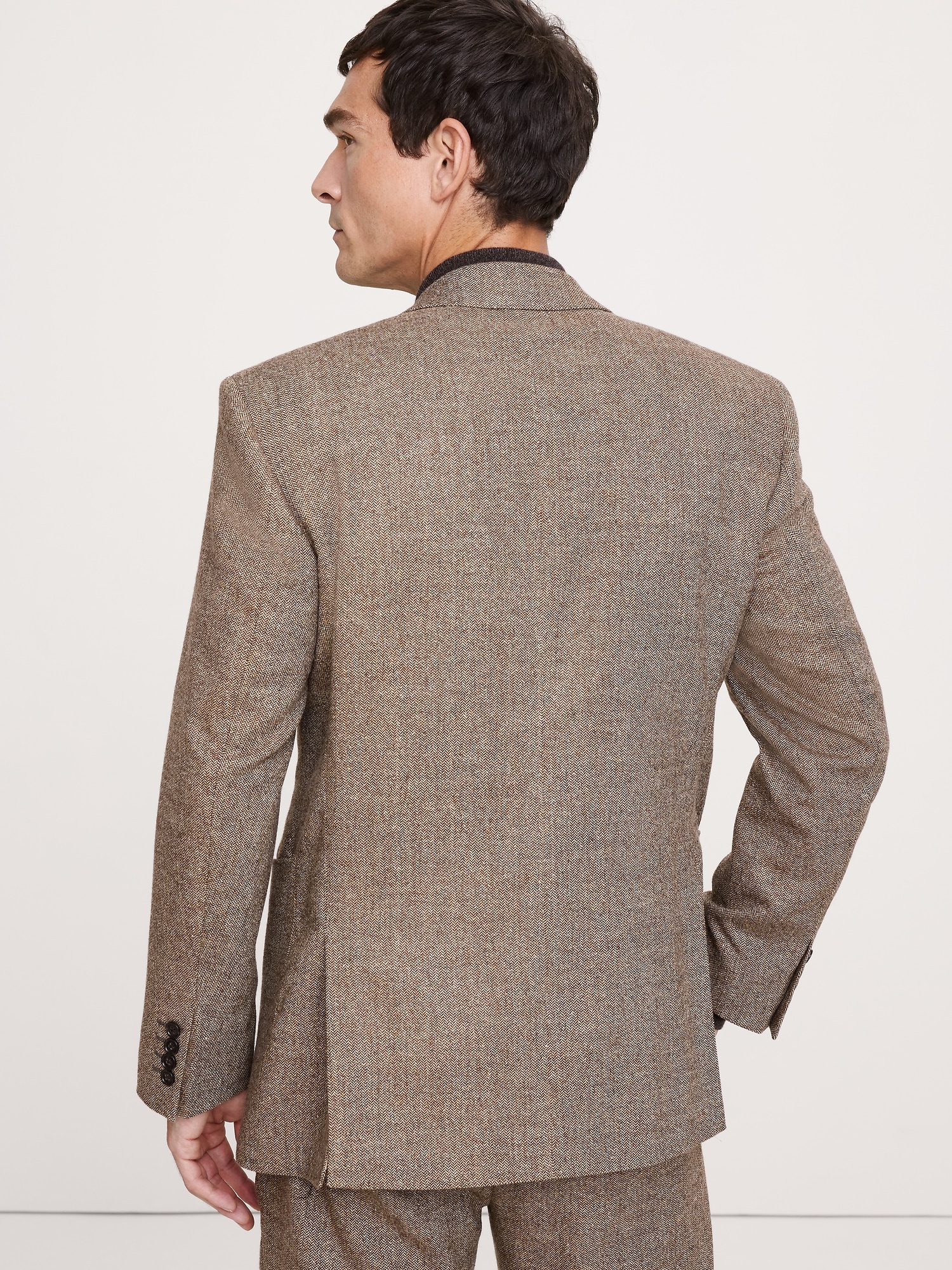 L'image numéro 3 présente Veste de complet en mélange de laine italienne