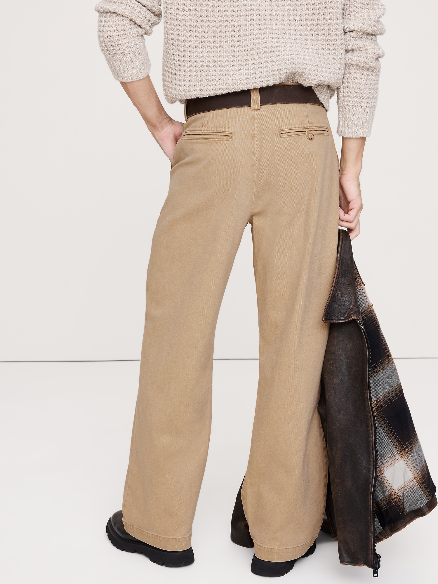 Loose Brushed Italian Chino