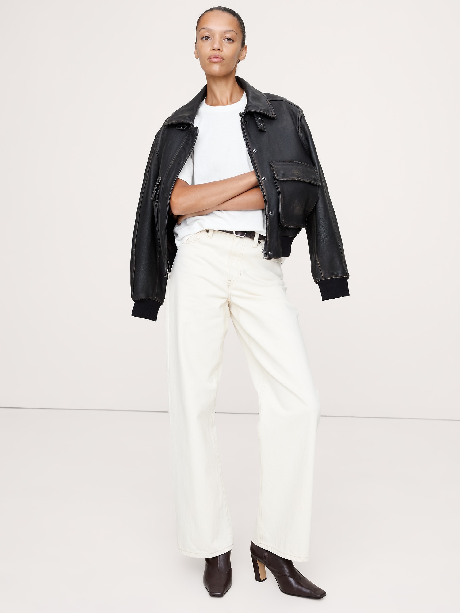 Image number 3 showing, Cotton Slub Boyfriend T-Shirt