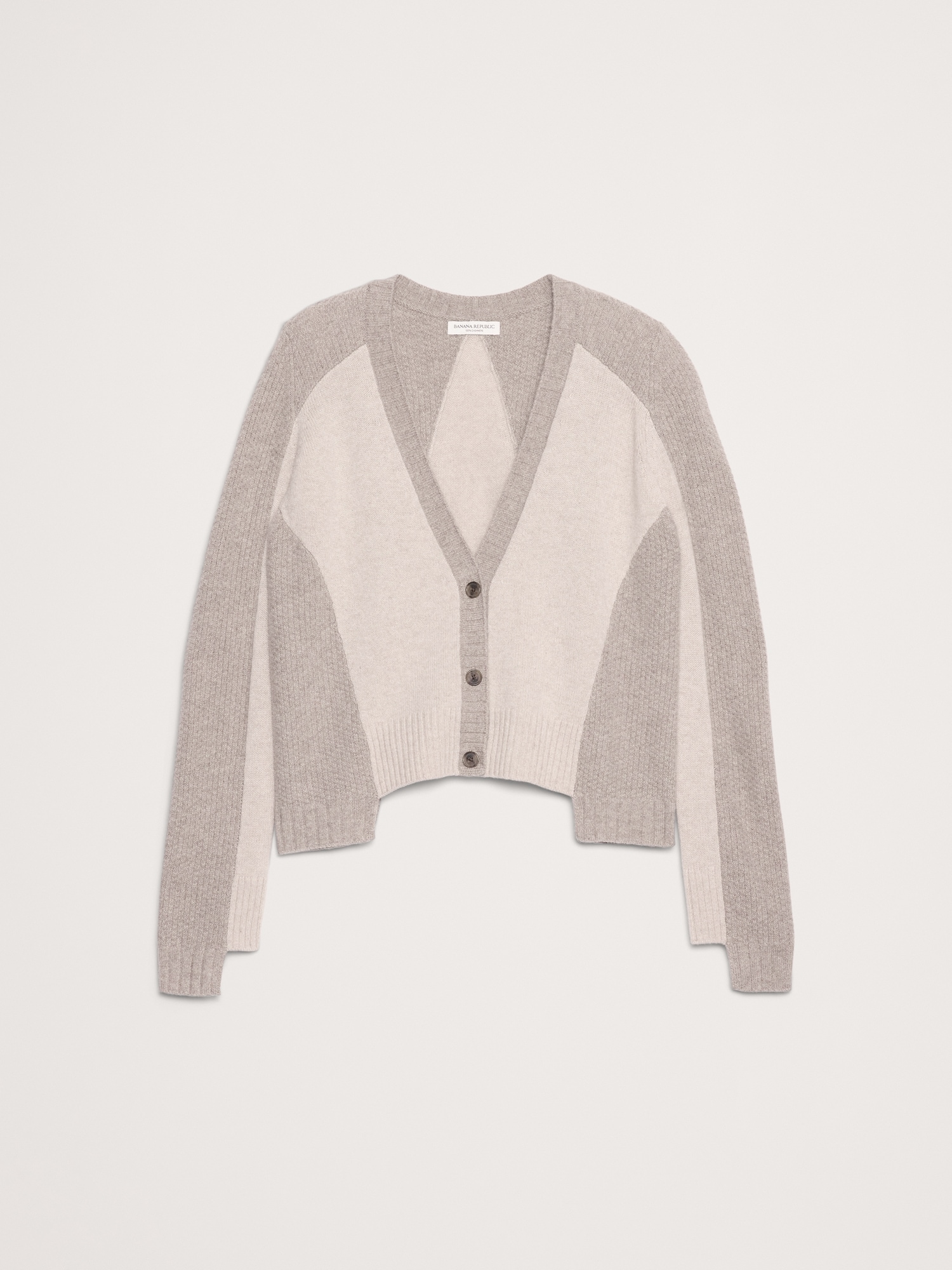 Cashmere Mixed-Stitch Cardigan