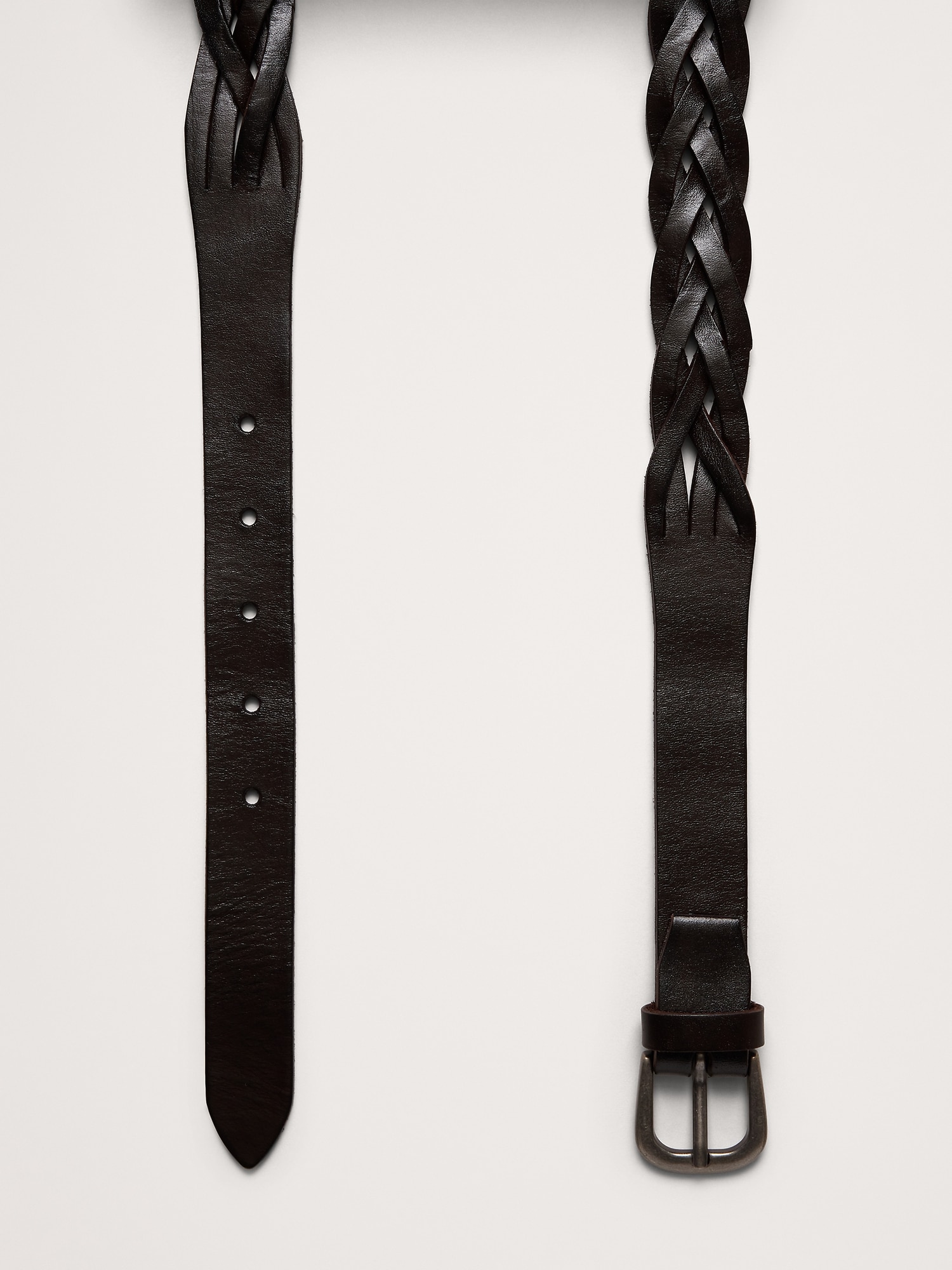 L'image numéro 2 présente Ceinture en cuir tressé