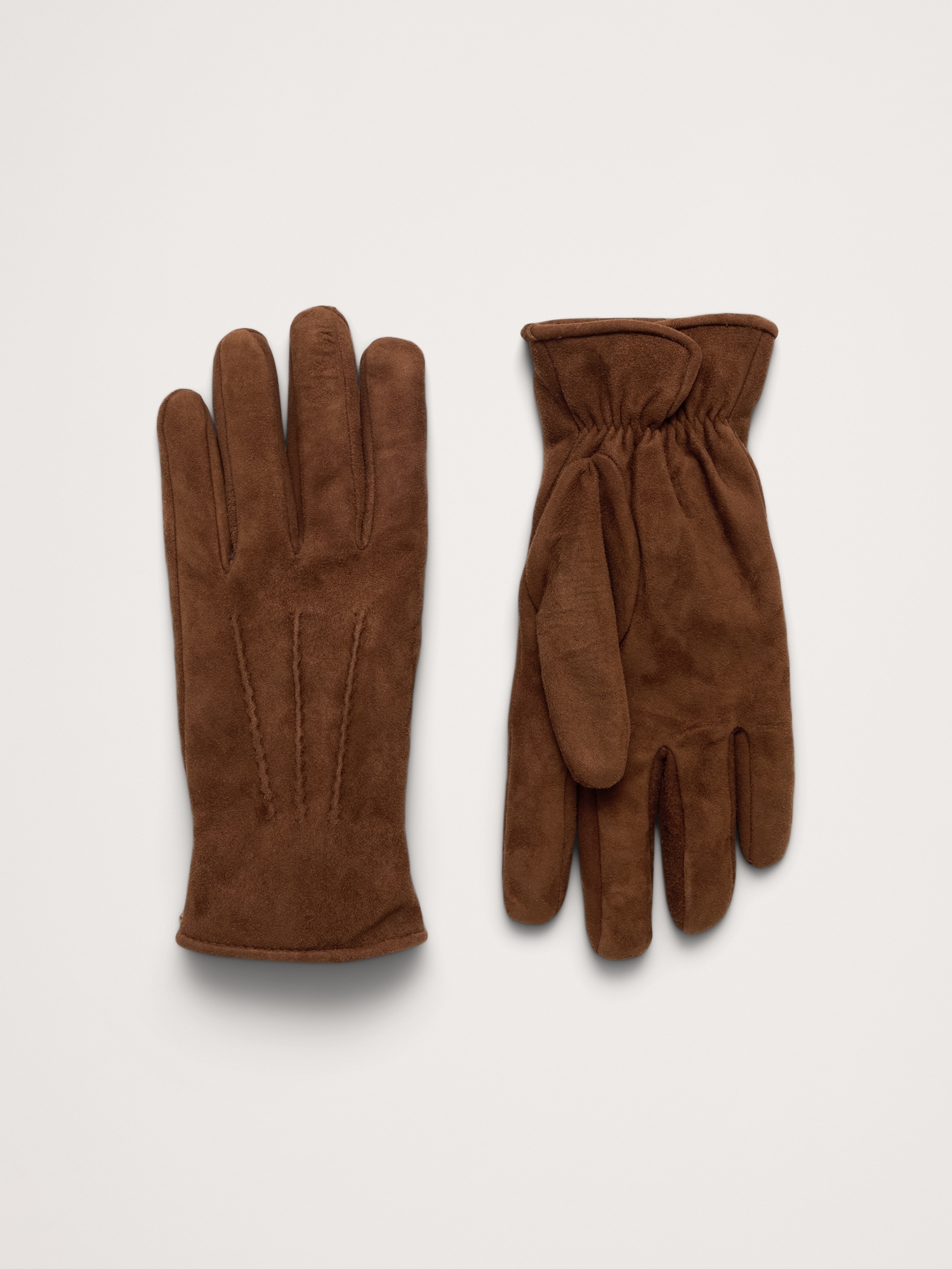 Gants en suède italien doublés de cachemire