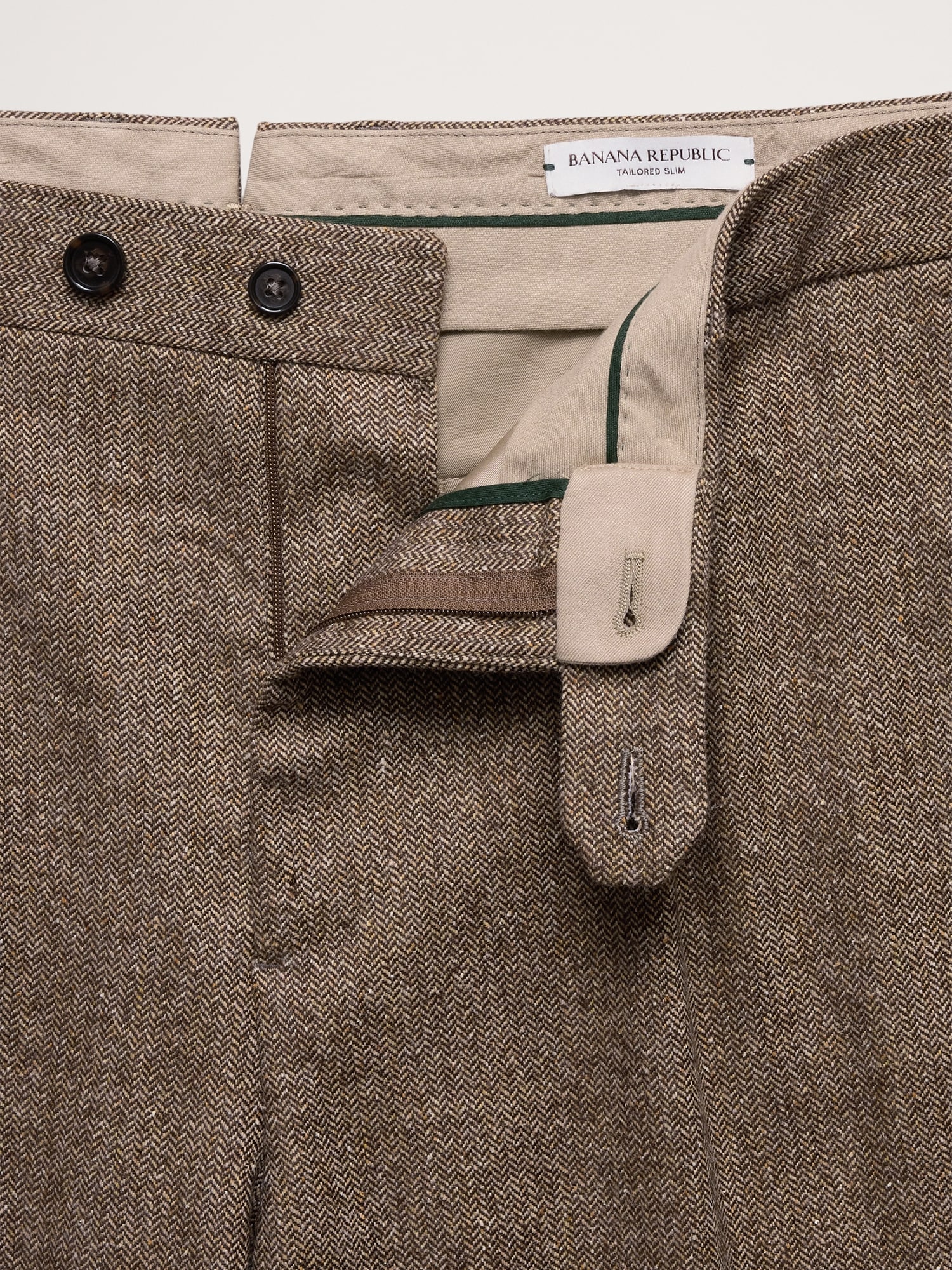 L'image numéro 7 présente Pantalon de complet en mélange de laine italien