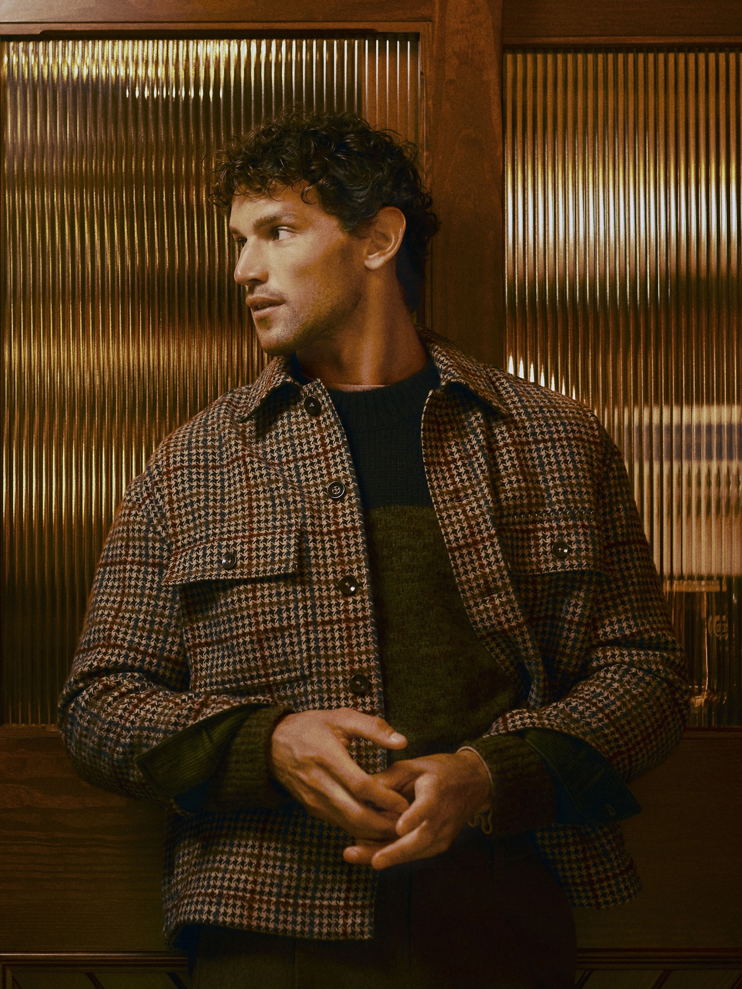 Image number 2 showing, Relaxed-Fit Heavy Overshirt with Wool