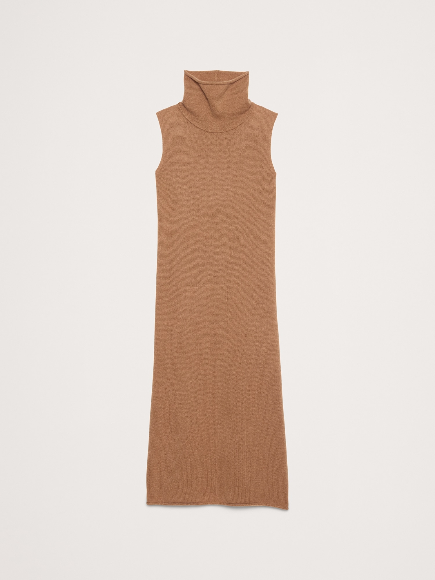 Image number 5 showing, Lightweight Cashmere Turtleneck Midi Dress
