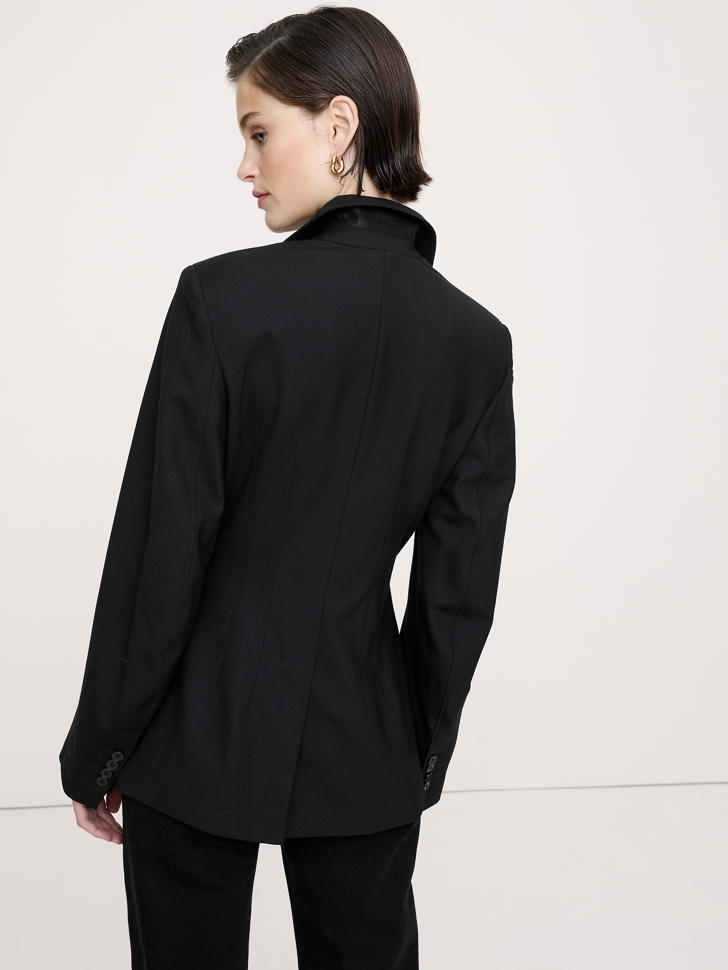 L'image numéro 3 présente Blazer à silhouette sablier