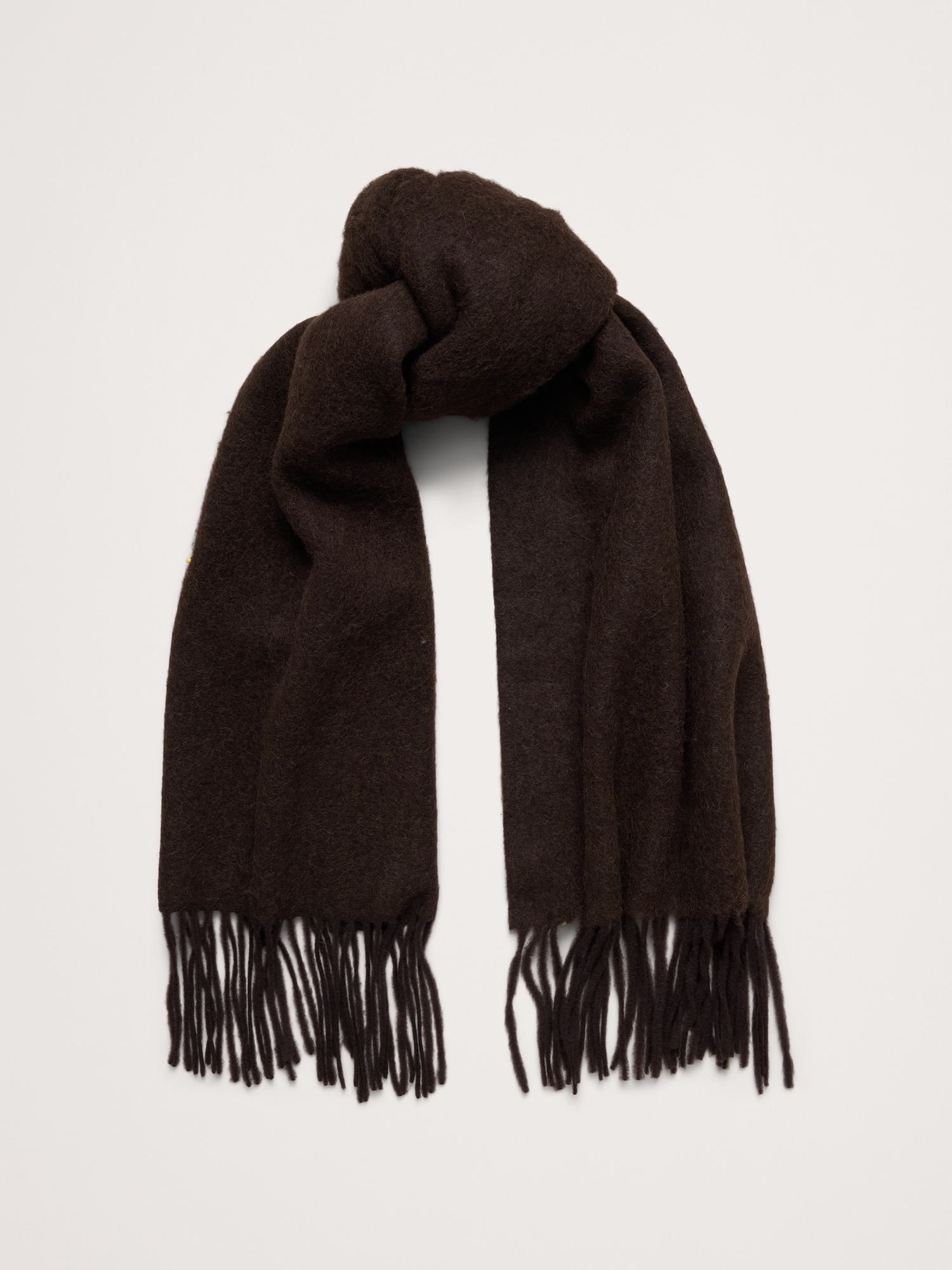 Image number 1 showing, Brushed Alpaca-Wool Blend Scarf