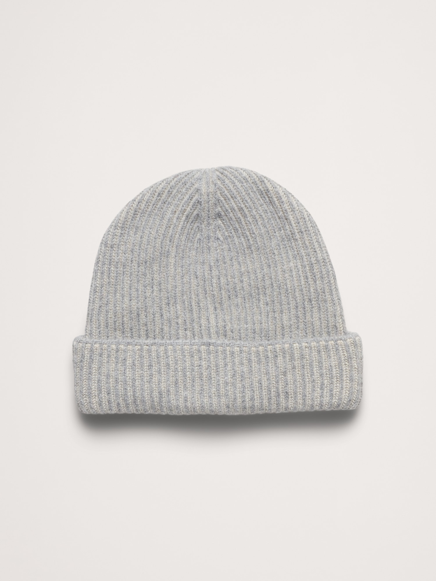 Bonnet en mélange de laine mérinos d’Italie - Gris Chiné Pâle