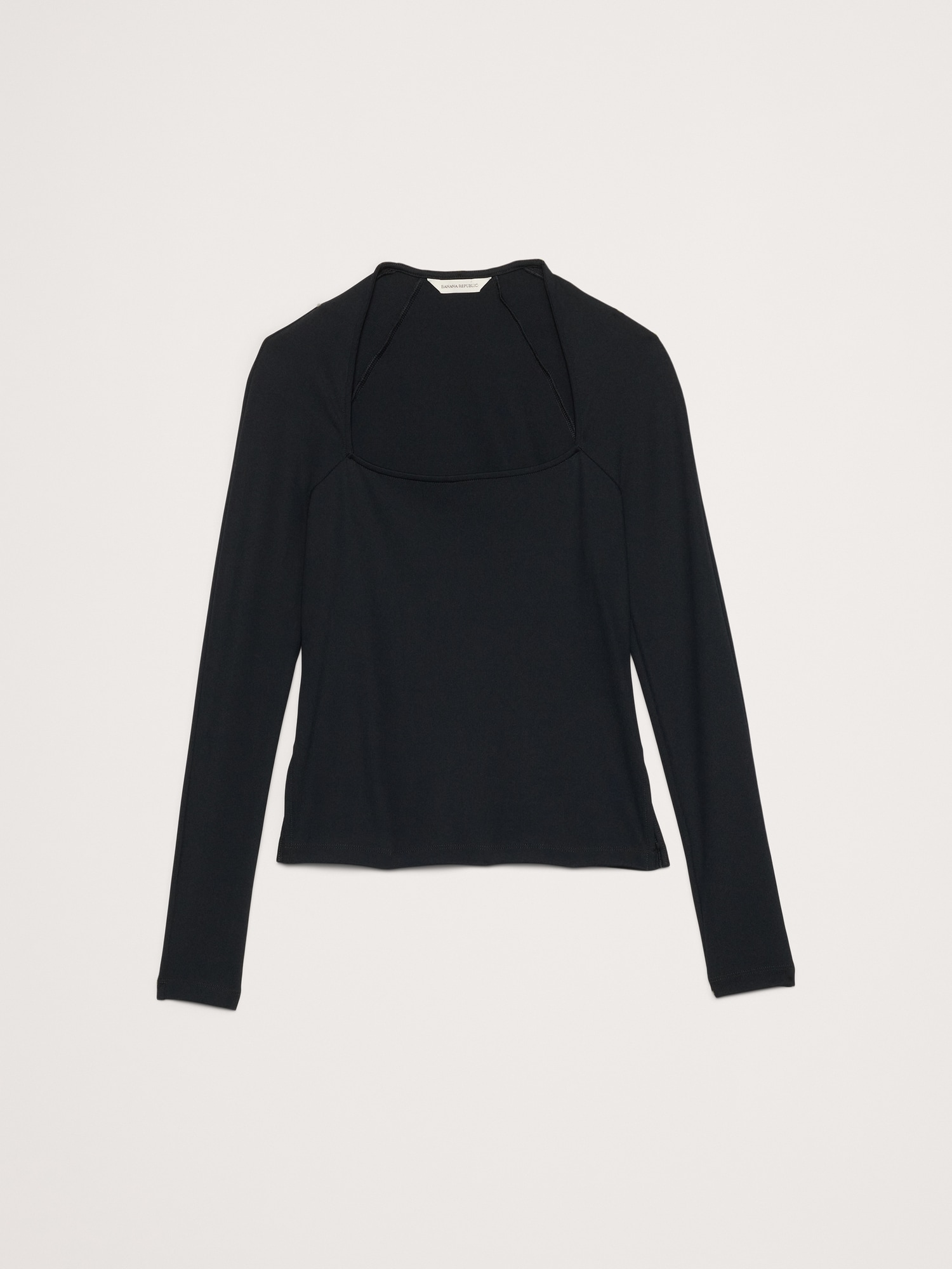 Image number 4 showing, Sculpted-Stretch Square-Neck Top