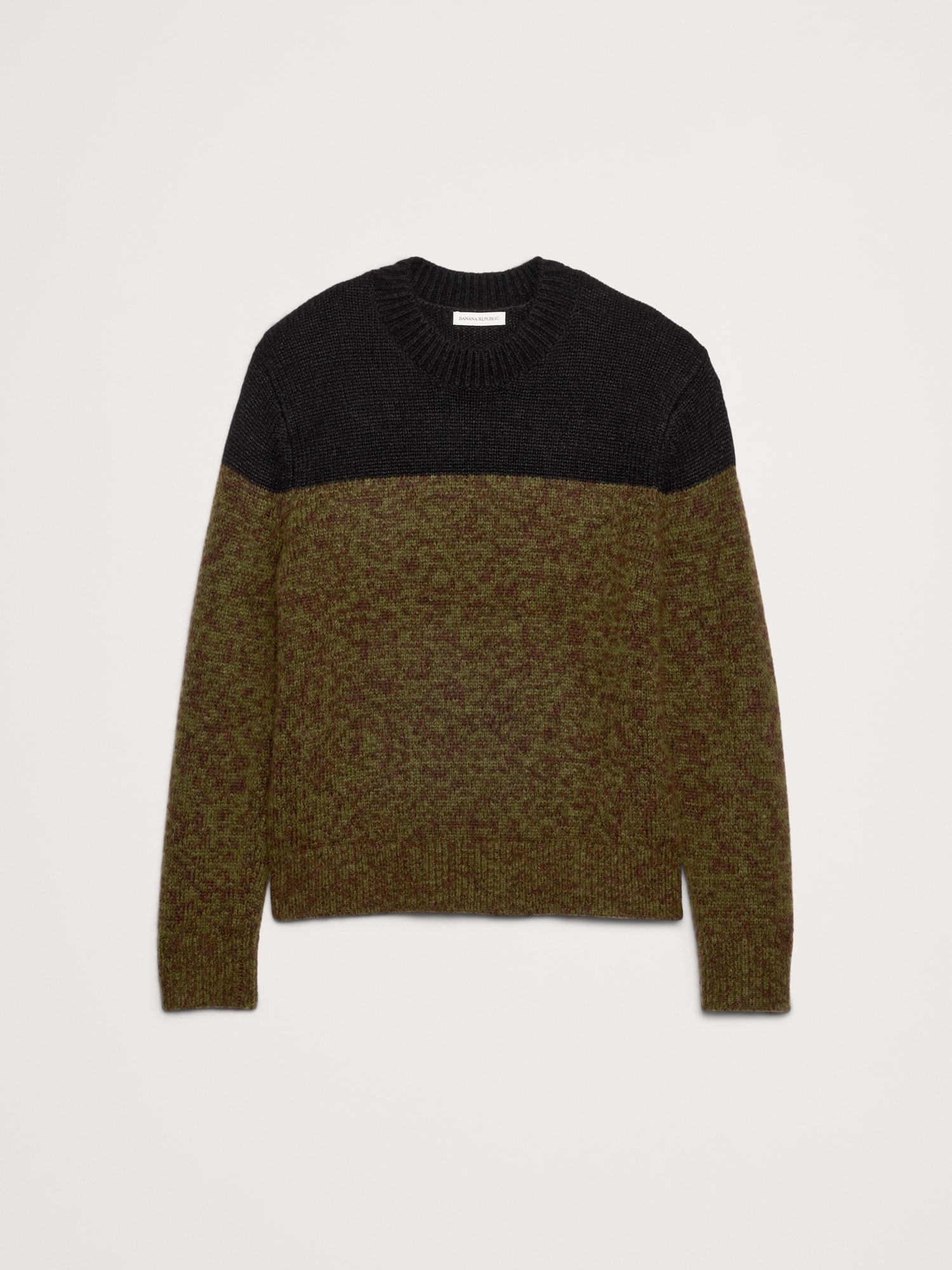 Image number 5 showing, Alpaca-Wool Blend Color-Blocked Sweater