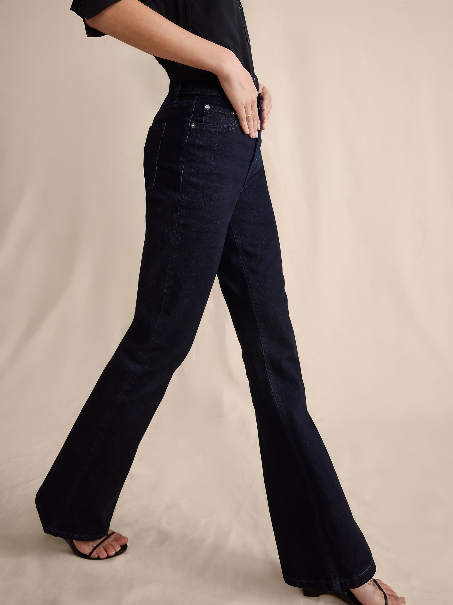 Image number 4 showing, High-Rise Bootcut Jean